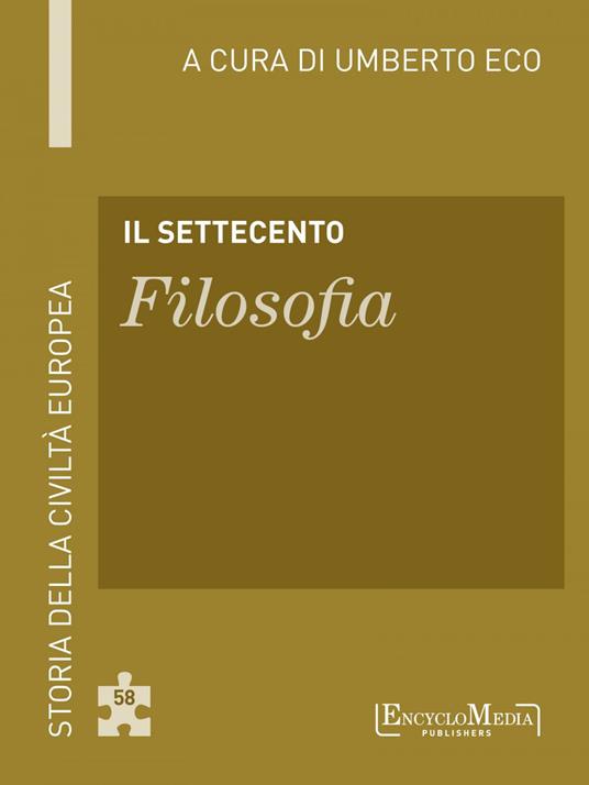 Il Settecento. Filosofia - Umberto Eco - ebook