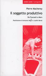 Il soggetto produttivo. Da Foucault a Marx