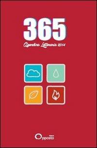 365. Agenda letteraria 2014. Ediz. rossa - copertina