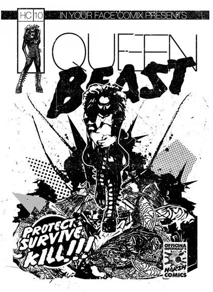 Officina Infernale's Harsh Comics. Vol. 10: Queen Beast - copertina