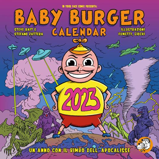 Baby Burger. Calendar Comics 2023 - Stefano Zattera - copertina