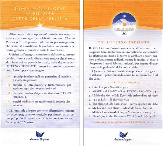 L'eterno presente. Guida pratica per raggiungere le vette della felicità. Con CD Audio - Jayadev Jaerschky - 2