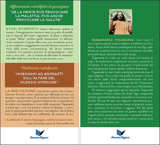 Affermazioni scientifiche di guarigione e Meditazioni metafisiche - Swami Yogananda Paramhansa - 2