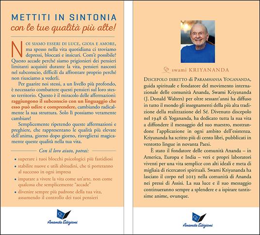 Affermazioni per l'autoguarigione. 52 frasi e preghiere per guarire la tua vita - Kriyananda Swami - 2