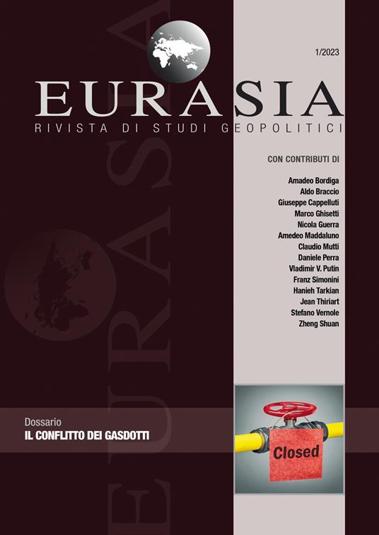 Eurasia. Rivista di studi geopolitici (2023). Vol. 1: Il conflitto dei gasdotti - copertina