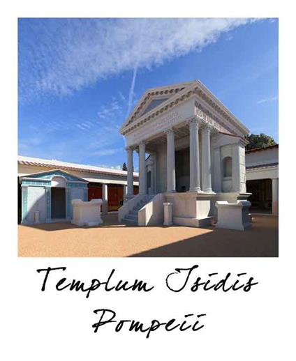Pompei, tempio di Iside. Stato attuale e ricostruzione. Ediz. italiana e inglese - copertina