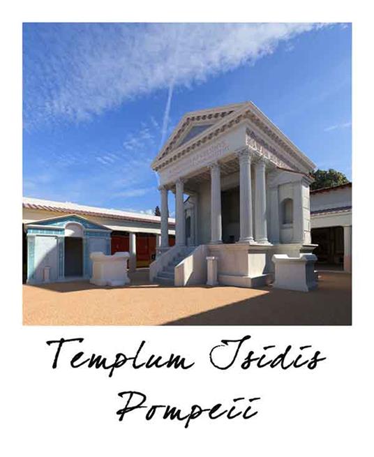 Pompei, tempio di Iside. Stato attuale e ricostruzione. Ediz. italiana e inglese - copertina