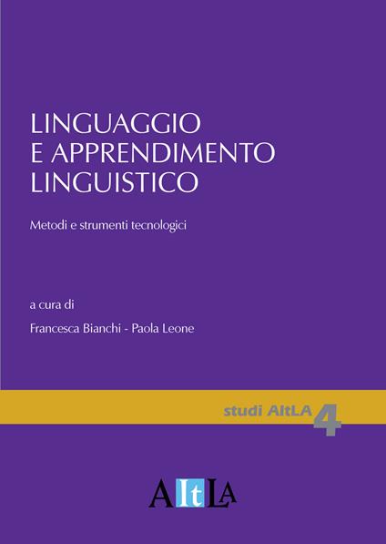 Linguaggio e apprendimento linguistico. Metodi e strumenti tecnologici - copertina