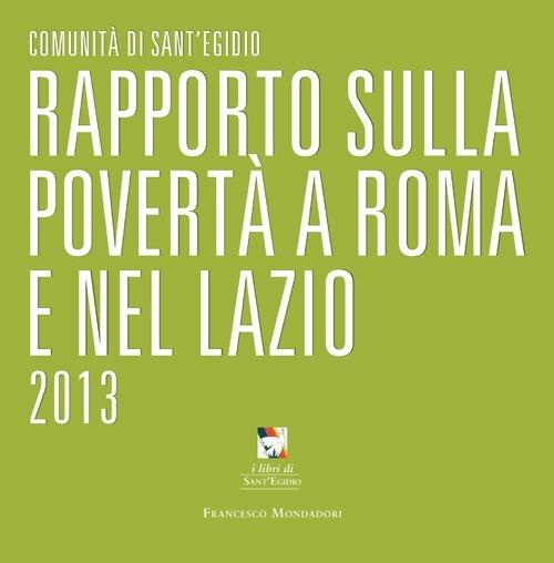 Rapporto sulla povertà a Roma e nel Lazio 2013 - copertina