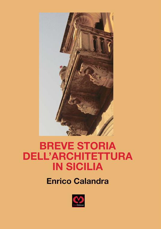 Breve storia dell'architettura in Sicilia - Enrico Calandra - copertina