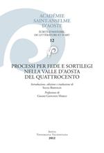 Processi per fede e sortilegi nella Valle d'Aosta del Quattrocento