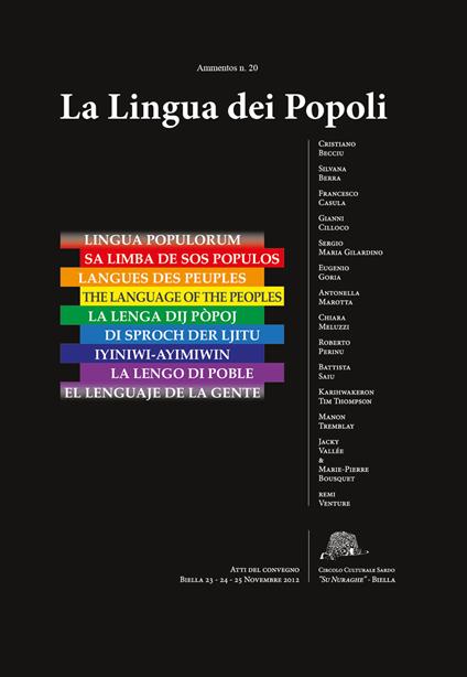La lingua dei popoli. Ediz. multilingue - copertina