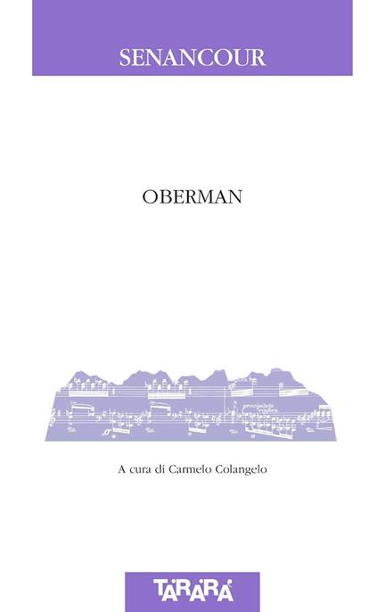 Oberman - Étienne Pivert de Senancour - copertina