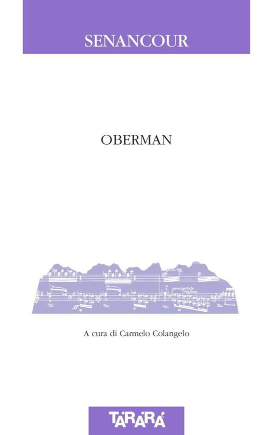 Oberman - Étienne Pivert de Senancour - copertina