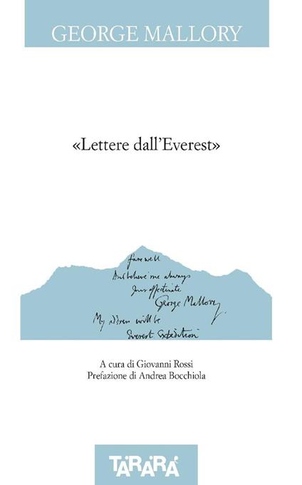 Lettere dall'Everest - George Mallory - copertina