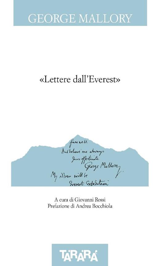 Lettere dall'Everest - George Mallory - copertina