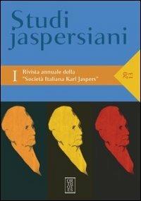 Studi jaspersiani. Rivista annuale della società italiana Karl Jaspers. Vol. 1 - copertina
