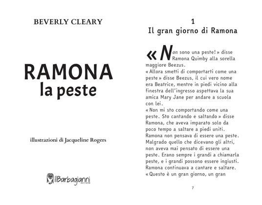 Ramona la peste. Ediz. ad alta leggibilità - Beverly Cleary - 2