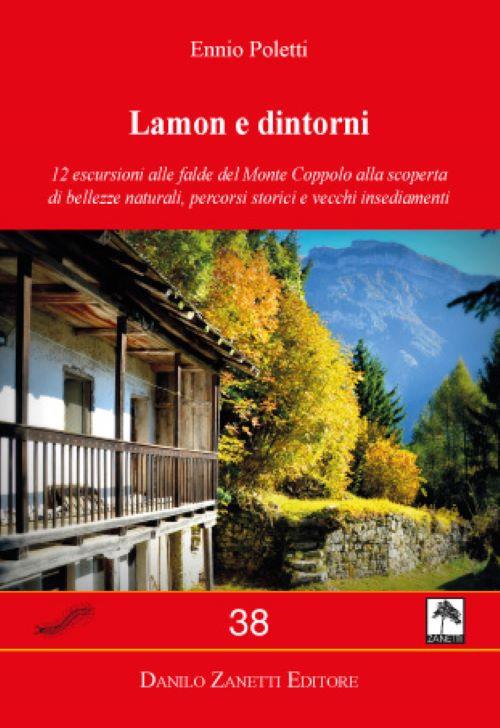 Lamon e dintorni. Carta dei sentieri 1:30.000 1cm=300m. Monte Coppolo, Monte Totoga, Passo Broccon, Val Senaiga, Cima Campo - copertina