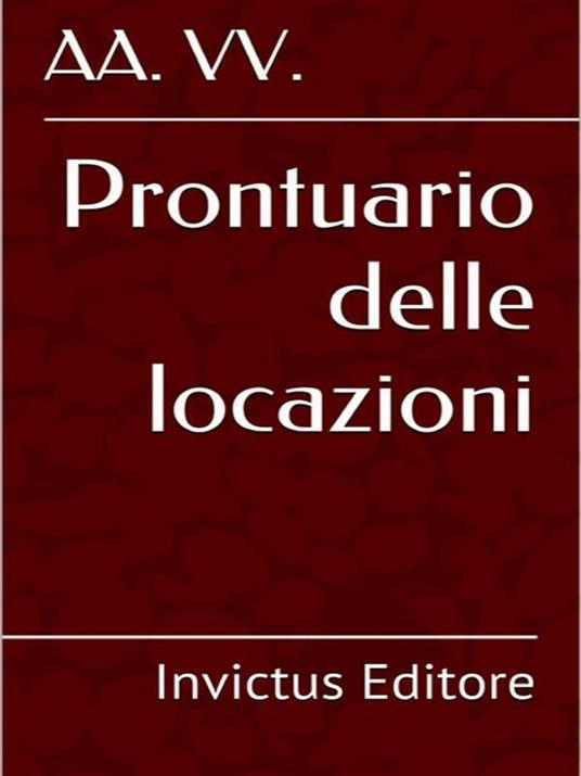 Prontuario delle locazioni - AA.VV. - ebook