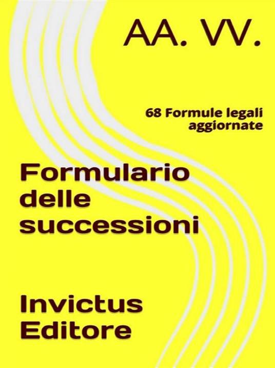 Formulario delle successioni - V.V.A.A. - ebook