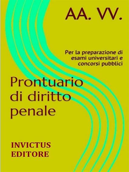 Prontuario di diritto penale - V.V.A.A. - ebook