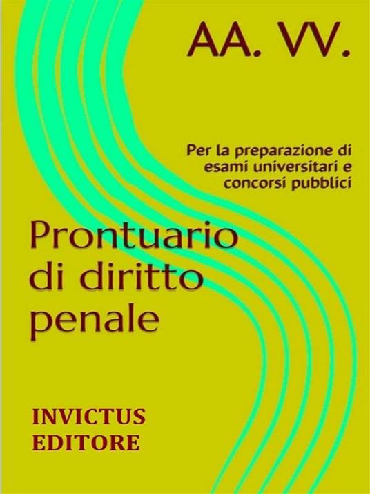 Prontuario di diritto penale - V.V.A.A. - ebook