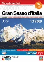 Gran Sasso d'Italia. Carta dei sentieri