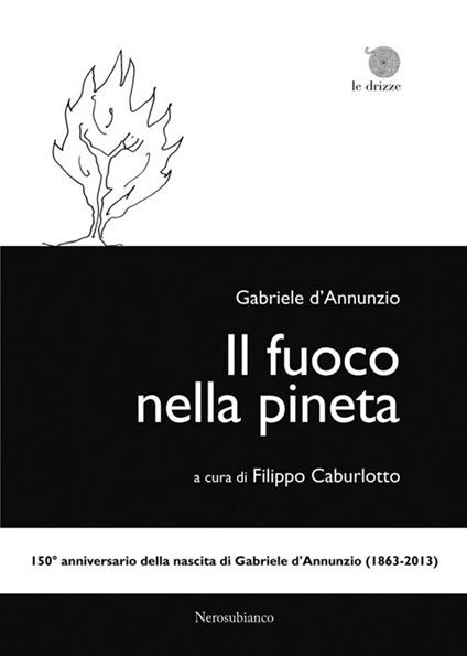 Il fuoco nella pineta - Gabriele D'Annunzio - copertina