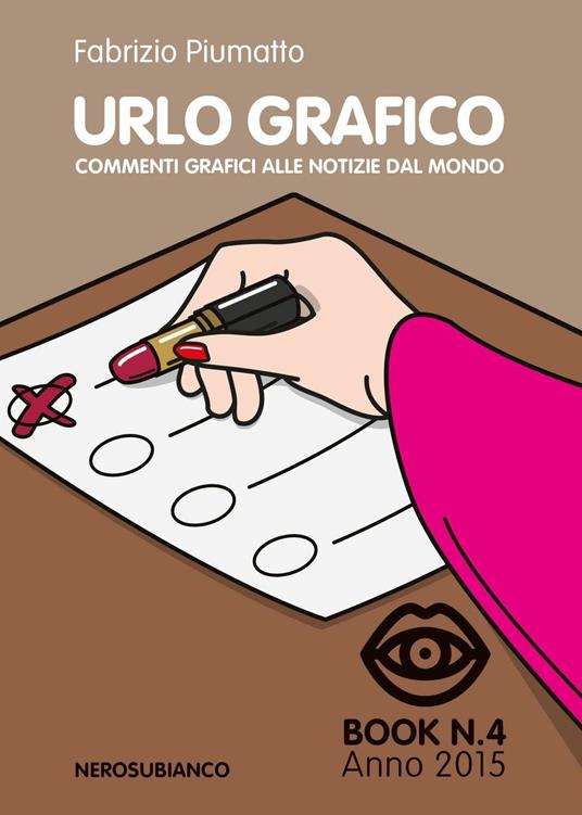Urlo grafico. Commenti grafici alle notizie dal mondo - Fabrizio Piumatto - copertina