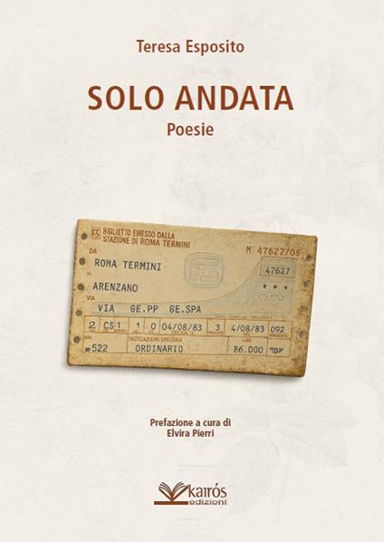 Solo andata - Teresa Esposito - copertina