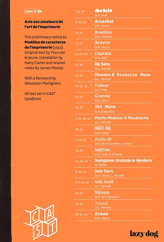 Cast It. Ediz. multilingue. Vol. 4 - copertina