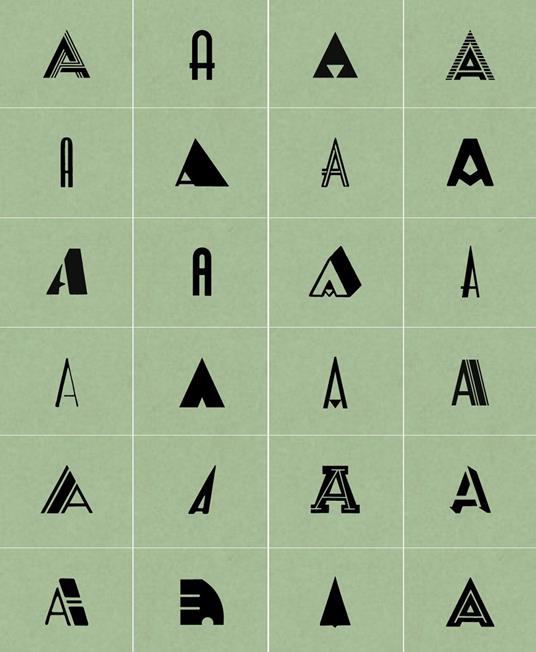 Alfabeti modernisti italiani - Luca Lattuga - copertina