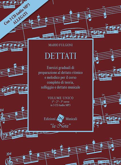 Dettati. Con 3 CD-Audio - Mario Fulgoni - copertina