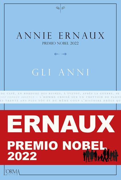 Gli anni - Annie Ernaux - copertina