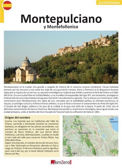 Montepulciano y Montefollonico - copertina