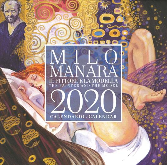 Milo Manara. Il pittore e la modella. Calendario 2020-The painter and the model. Calendar 2020 - Milo Manara - copertina