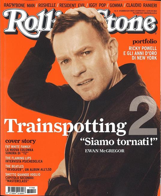 Rivista Rolling Stone. Numero 2, Febbraio 2017 - copertina
