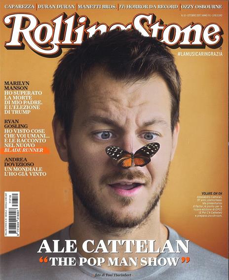 Rivista Rolling Stone. Numero 10, Ottobre 2017 - copertina