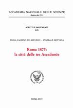 Roma 1875: la città delle tre Accademie