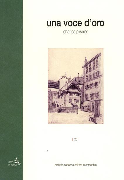 Una voce d'oro - Charles Plisnier - copertina
