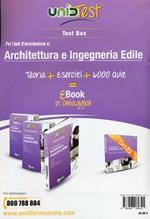 Test Box architettura e ingegneria edile. Teoria-Esercizi-6.000 quiz. Con software di simulazione. Con e-book