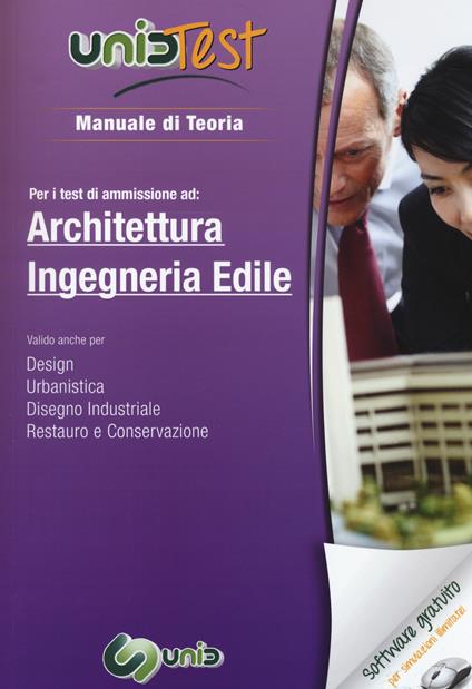 UnidTest 3. Manuale di teoria-Glossario per i test di ammissione ad architettura e ingegneria edile. Con software di simulazione - copertina