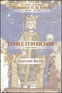Tavole federiciane - Gaetano Ricco - copertina