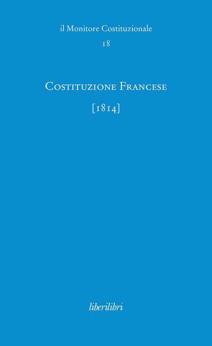 Costituzione francese (1814) - copertina