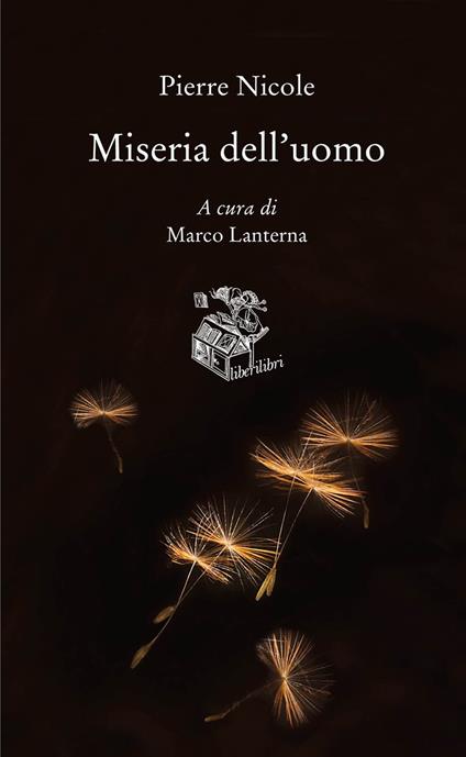 Miseria dell'uomo - Pierre Nicole - copertina