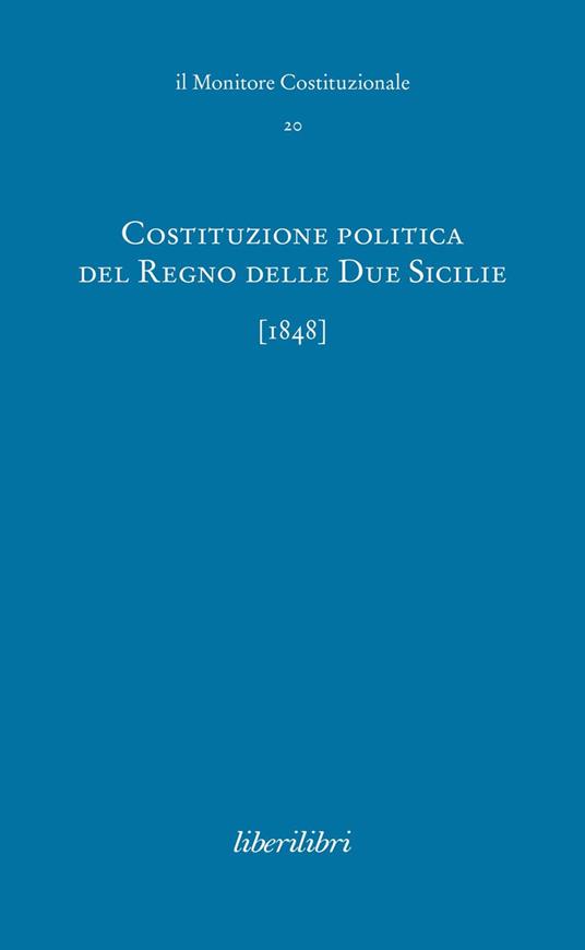 Costituzione politica del Regno delle due Sicilie (1848) - copertina
