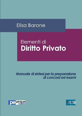 Elementi di diritto privato - Elisa Barone - copertina