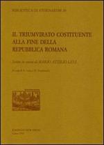 Il triumvirato costituente alla fine della Repubblica romana