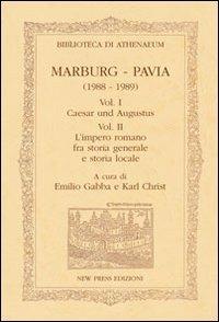 Marburg-Pavia (1988-1989). Ediz. italiana e tedesca - Emilio Gabba,Karl Christ - copertina